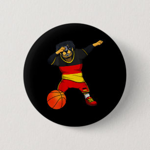 Bóton Redondo 5.08cm Dabbing Rottweiler Alemanha Jersey Alemão Sketll L