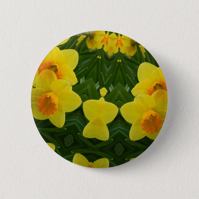 Bóton Redondo 5.08cm Daffodil simetria maio de 2013 (Frente)