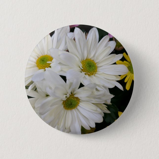 Bóton Redondo 5.08cm Daisy (Frente)