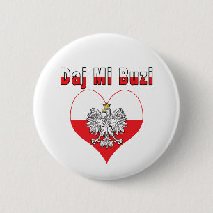 Bóton Redondo 5.08cm Daj Mi Buzi Eagle Heart