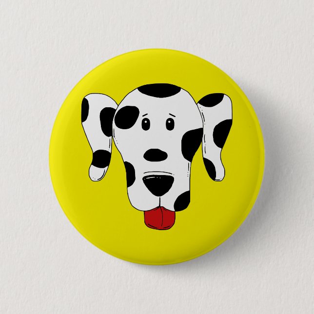 Bóton Redondo 5.08cm Dalmatian engraçado (Frente)
