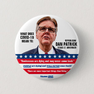 Bóton Redondo 5.08cm Dan Patrick fala