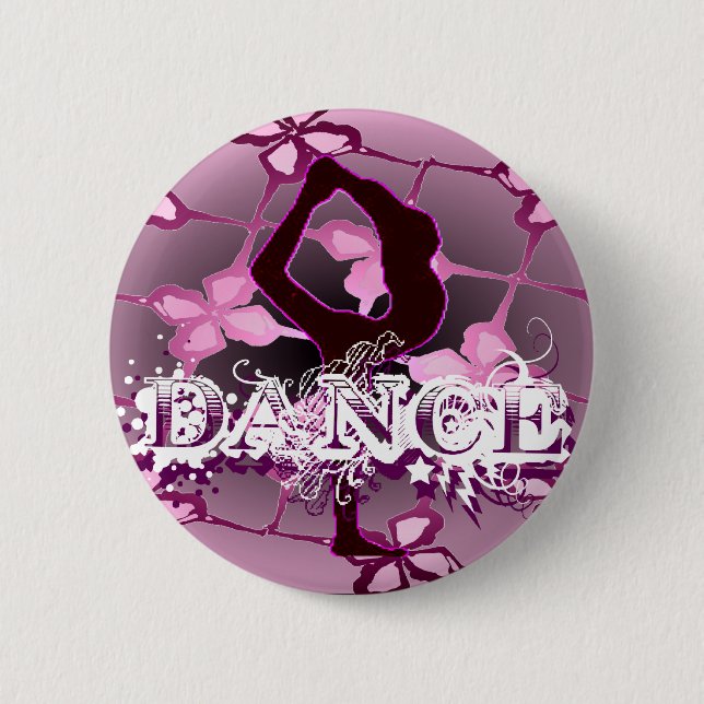 Bóton Redondo 5.08cm Dança 01 (Frente)