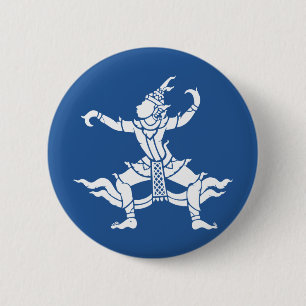 Bóton Redondo 5.08cm Dançarino Tailandês ⚠ Sinal ⚠ Tailândia