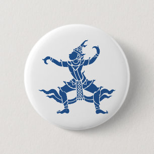 Bóton Redondo 5.08cm Dançarino Tailandês ⚠ Sinal ⚠ Tailândia