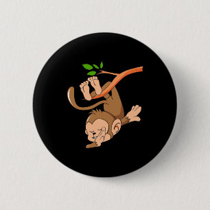 Bóton Redondo 5.08cm Dance Monkey Dabbing