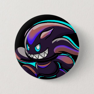 Bóton Redondo 5.08cm Dark Chao - Running - Swimming Variant Custom Art