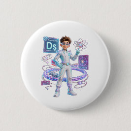 Bóton Redondo 5.08cm # Darmstadtium (Ds) – Número Atômico 110 | ATOMIVR