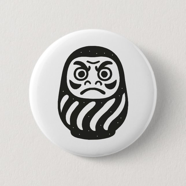 Bóton Redondo 5.08cm Daruma (Frente)