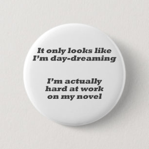 Bóton Redondo 5.08cm Daydreaming meu botão novo