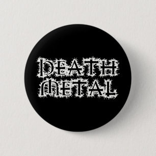 Bóton Redondo 5.08cm Death Metal