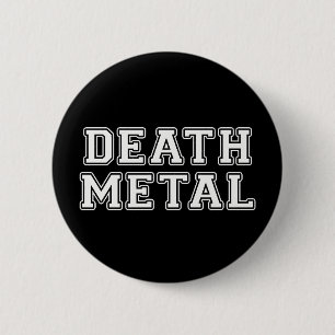 Bóton Redondo 5.08cm Death Metal