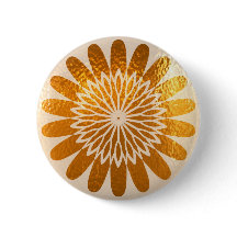 Decoração dourada da ARTE do girassol