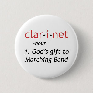 Bóton Redondo 5.08cm Definição de Clarinet