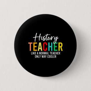 Bóton Redondo 5.08cm Definição de Professor de História Engraçado de Vo