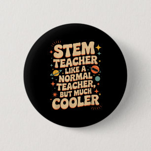 Bóton Redondo 5.08cm Definição de Professor STEM Engraçado Ciência Mate
