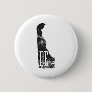 Bóton Redondo 5.08cm Delawar usado Estado Mapa DE Abreviatura