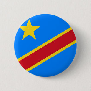 Bóton Redondo 5.08cm democrático do Congo