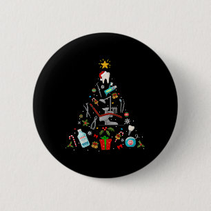 Bóton Redondo 5.08cm Dentist Dental Enfeites de natal Tree Xmas Holida