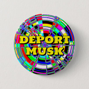 Bóton Redondo 5.08cm DEPORT MUSK (você pode alterar as palavras )