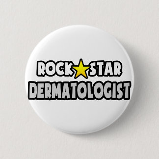 Bóton Redondo 5.08cm Dermatologista Rock Star