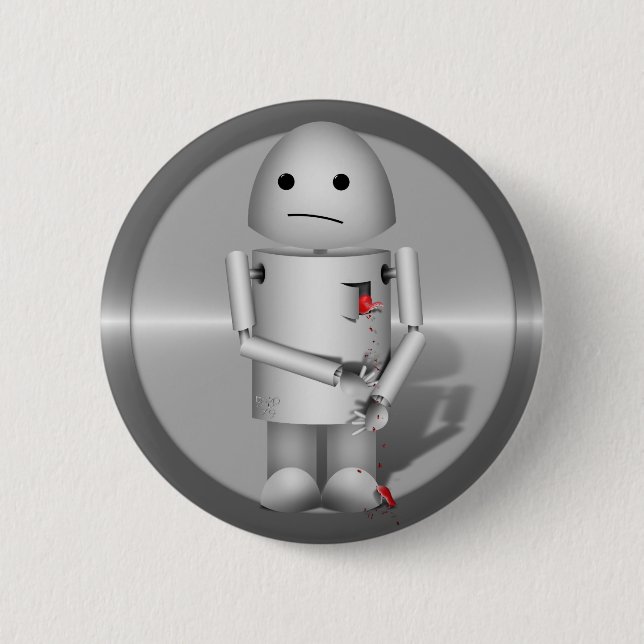 Bóton Redondo 5.08cm Desculpe, podemos resolver isso. (Frente)