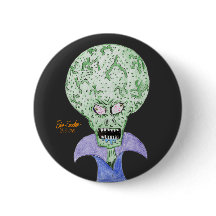 Desenho animado de ficção científica de alienígena