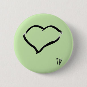 Bóton Redondo 5.08cm Desenho das aves marinhas