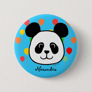 Bóton Redondo 5.08cm Desenhos animados grandes personalizados da panda