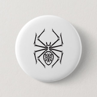 Bóton Redondo 5.08cm design de aranha tribal