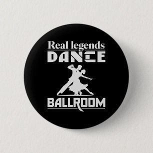 Bóton Redondo 5.08cm Design De dança Funny Ballroom Para Dançarino De S