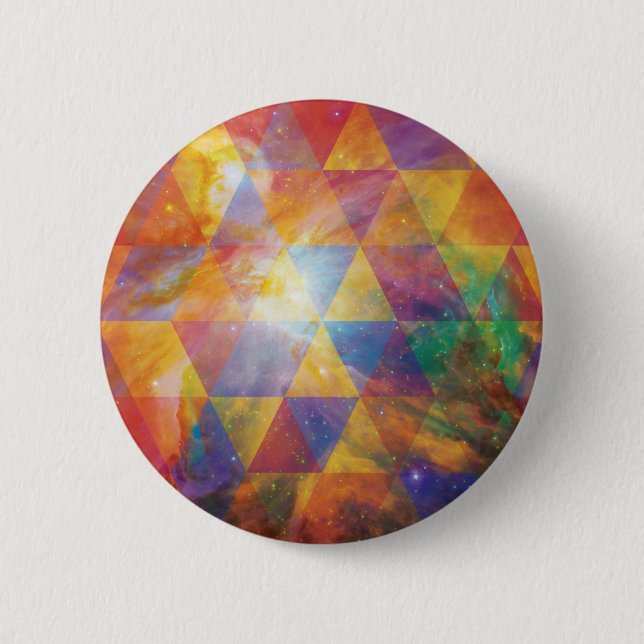 Bóton Redondo 5.08cm Design de espaço (Frente)