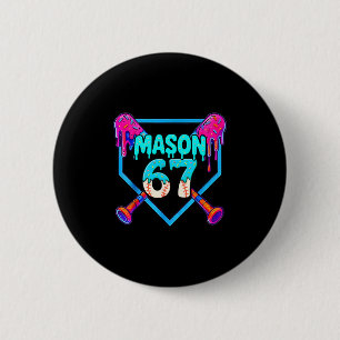 Bóton Redondo 5.08cm Design de meme de venda de sorvete engraçado Mason