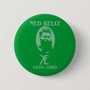 Bóton Redondo 5.08cm Design de Ned Kelly