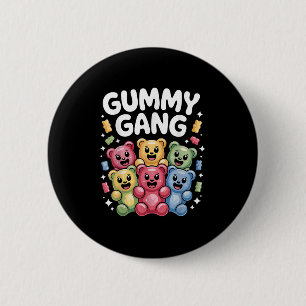 Bóton Redondo 5.08cm Design Engraçado Do Urso Gummy Para Homens Mulhere