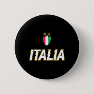 Bóton Redondo 5.08cm Design Itália, Estilo de Camisa de Futebol Italian