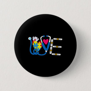 Bóton Redondo 5.08cm Design Legal Dia de Conscientização do Autismo