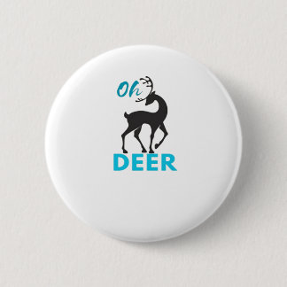 Bóton Redondo 5.08cm Design Minimalista Oh Deer 