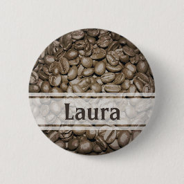 Bóton Redondo 5.08cm Design personalizado do barista