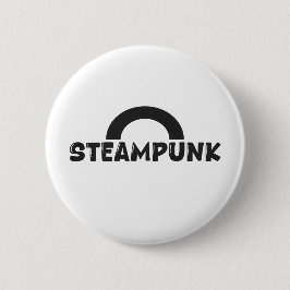 Bóton Redondo 5.08cm Design Steampunk – Botão Minimalista