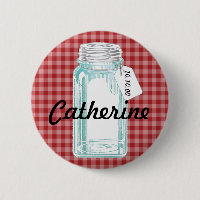 Design vermelho de colocação em latas do guingão