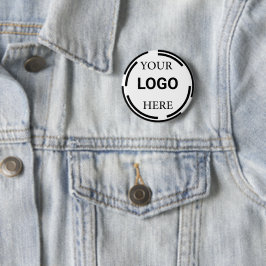 Bóton Redondo 5.08cm Designs Mínimos Modernos para Negócios de Logotipo