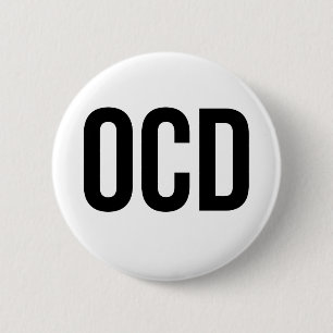 Bóton Redondo 5.08cm Desordem obsessionante de OCD