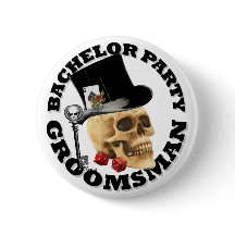 Despedida de solteiro de jogo gótico do crânio de