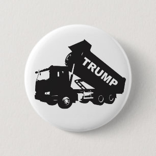 Bóton Redondo 5.08cm Despeje o trunfo - camião basculante