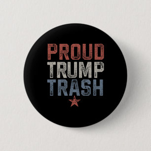 Bóton Redondo 5.08cm Despejo de lixo despejo despejo 2024 Vintage Trump