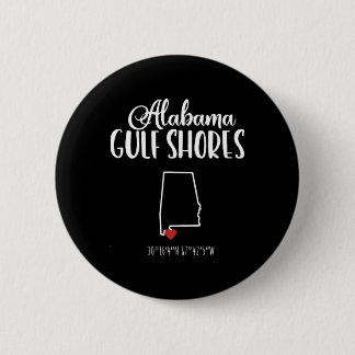 Bóton Redondo 5.08cm Destino de Férias do Golfo na Albânia