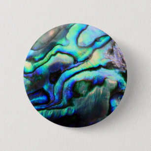 Bóton Redondo 5.08cm Detalhe da Paua abalone