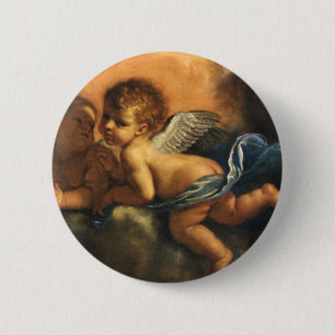 Bóton Redondo 5.08cm Detalhe do anjo, Santos do Patrão de Modena por G