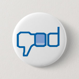 Bóton Redondo 5.08cm Deus & religião do desagrado!